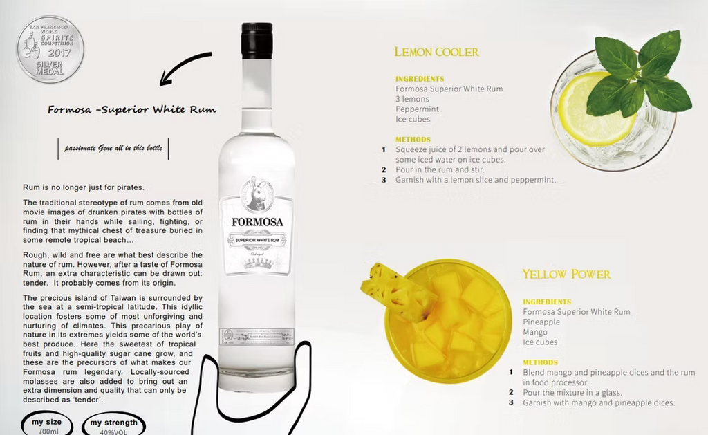 Bunnyville Formosa White Rum