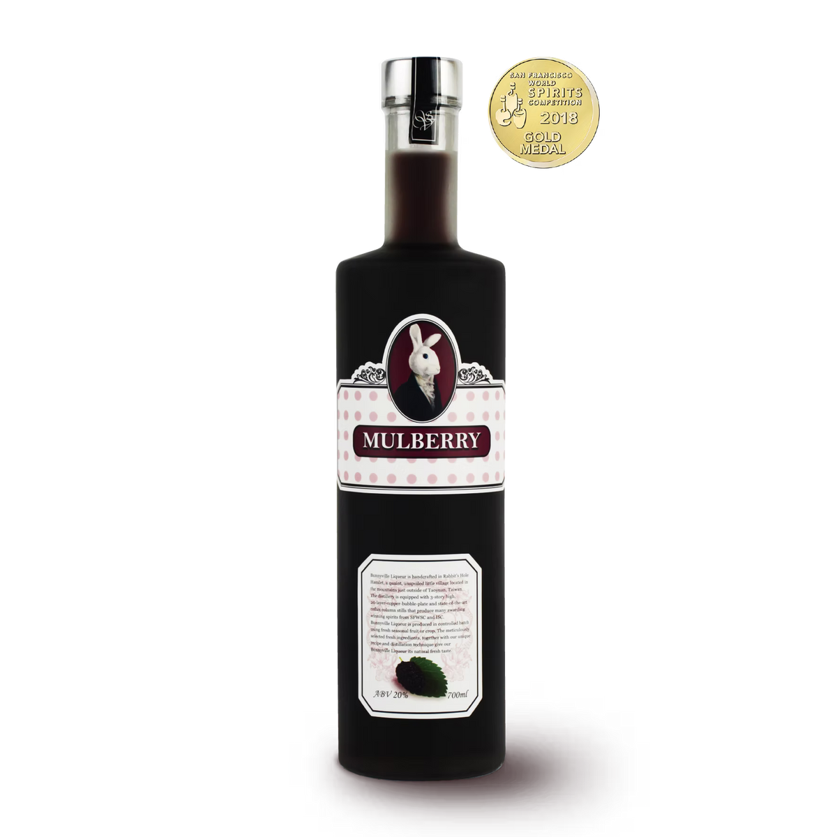 Bunnyville Mulberry Liqueur 20%